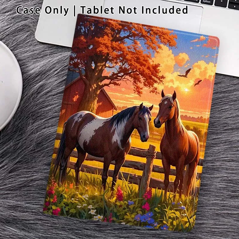 Cute Horse For Lenovo Xiaoxin Pad Pro Tab M10 K10 Plus 3rd Y700 Gen 11 11.2 11.5 12.7 8.8 Inch Tablet Case