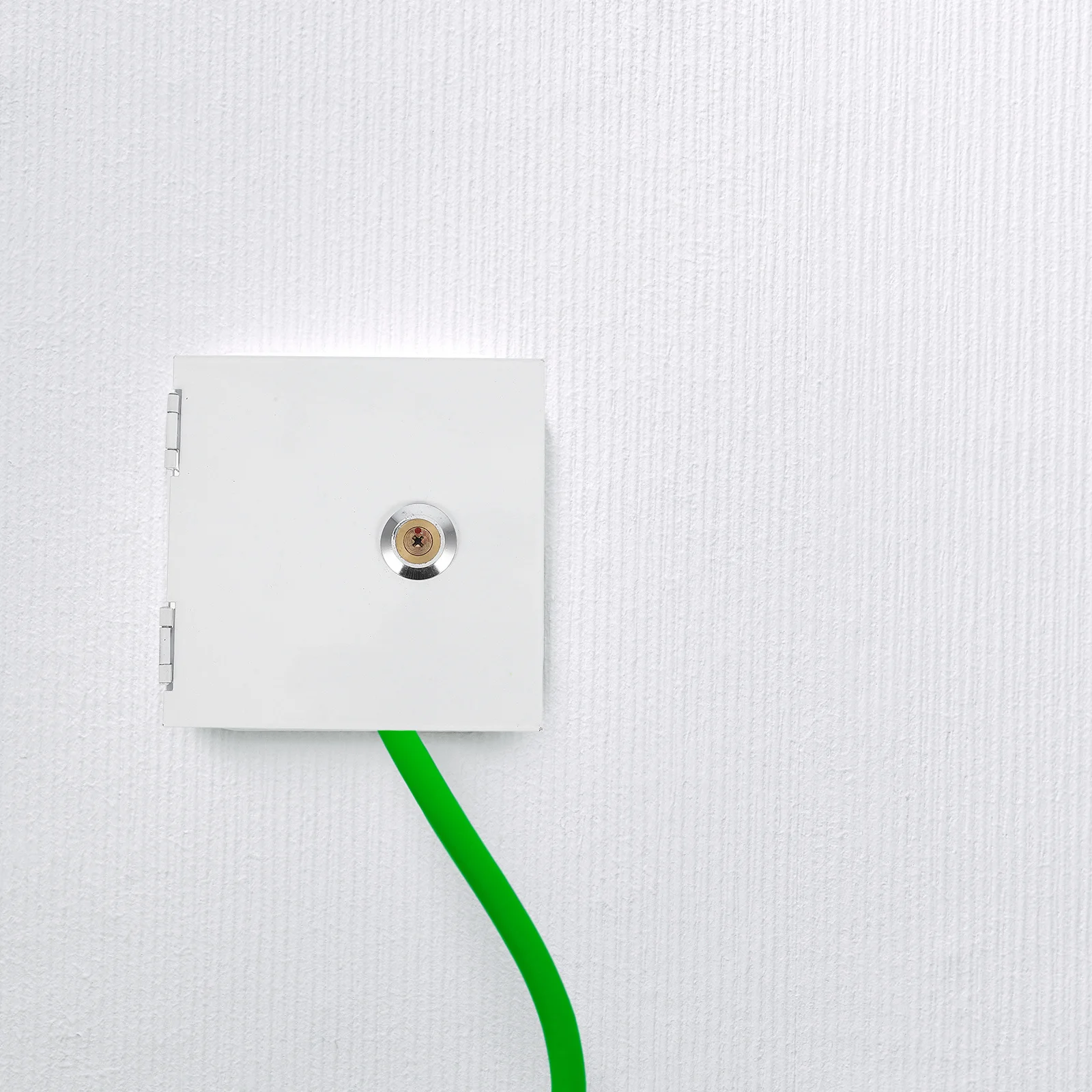 86 Type Recessed Socket Box Waterproof Outdoor Electrical Box Cover Lockable Iron Construction For Home Parking Lot Bathroom