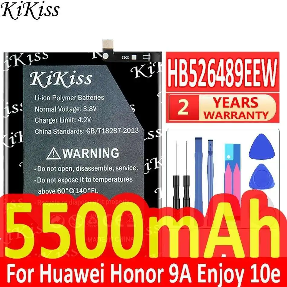 

Reliable Power High-Efficiency HB526489EEW For Huawei Honor 9A Changwan Enjoy 10E 5500Mah Mobile Phone Battery