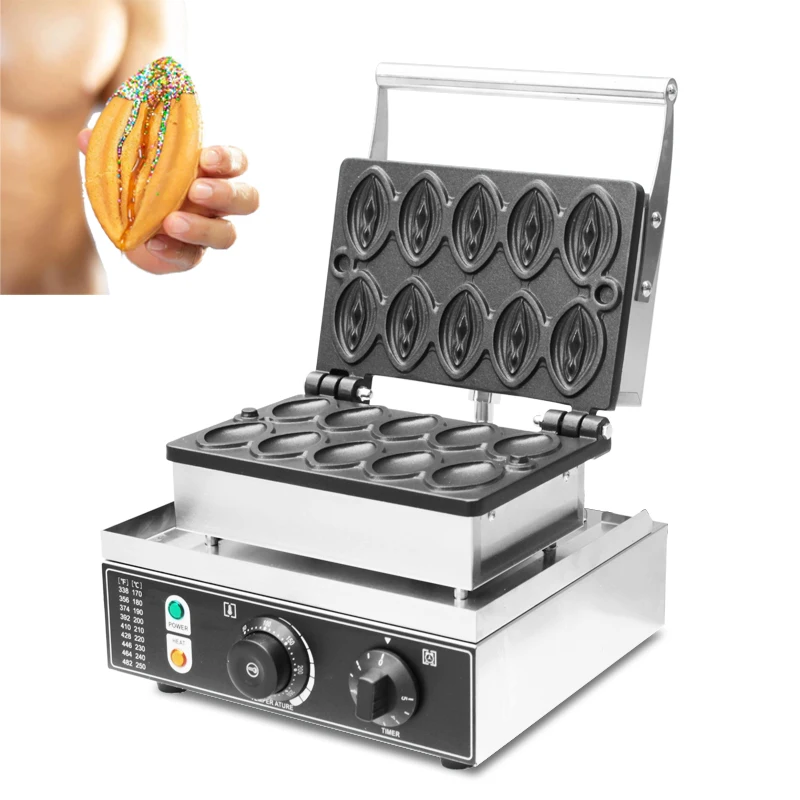 Commercial  10 pcs mini Grils Vagina Waffle machine Sexy Waffle Baker Pussy Waffle Maker Non Stick Coating Snack Machines