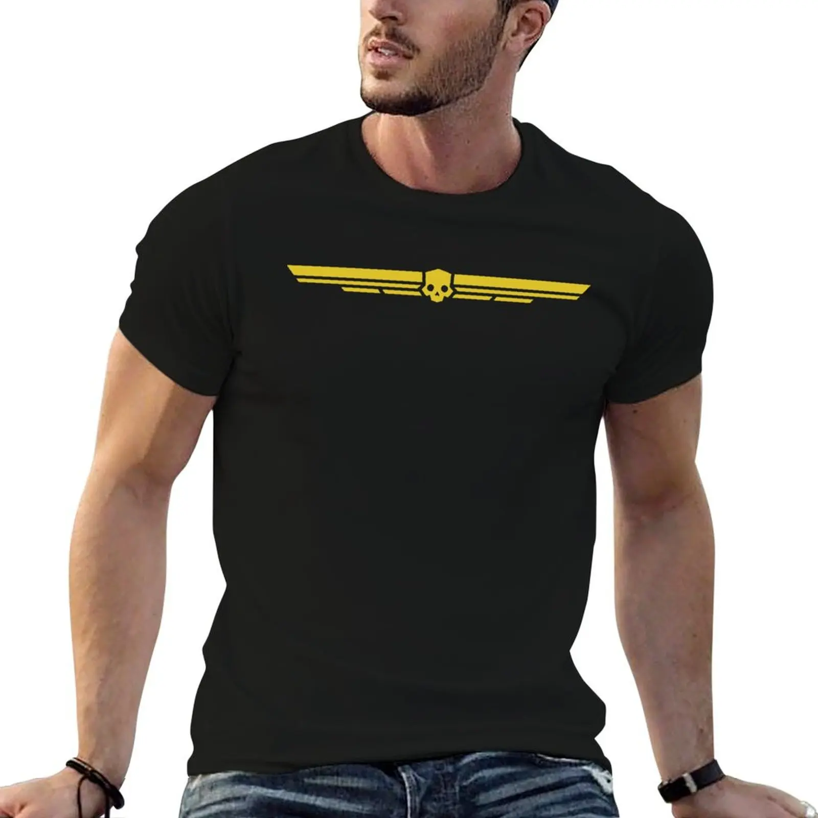 Helldiver Cape T-Shirt new edition baggy shirts customs design your own summer tops mens workout shirts