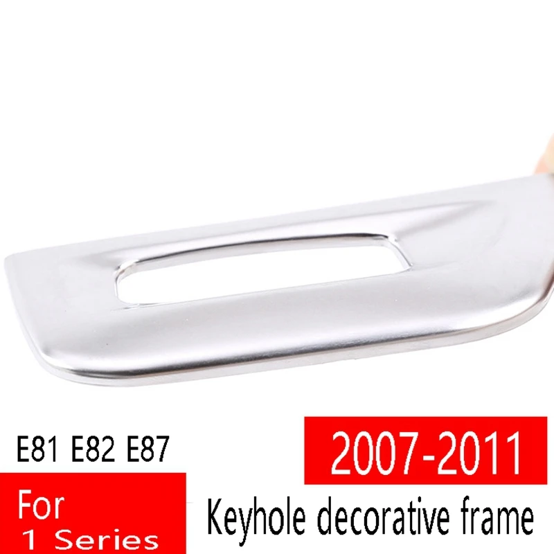 

WF-Car Ignition Key Lock Panel Cover Trim Sticker Keyhole Decorative Ring For-BMW 1 Series E81 E82 E87 2007-2011