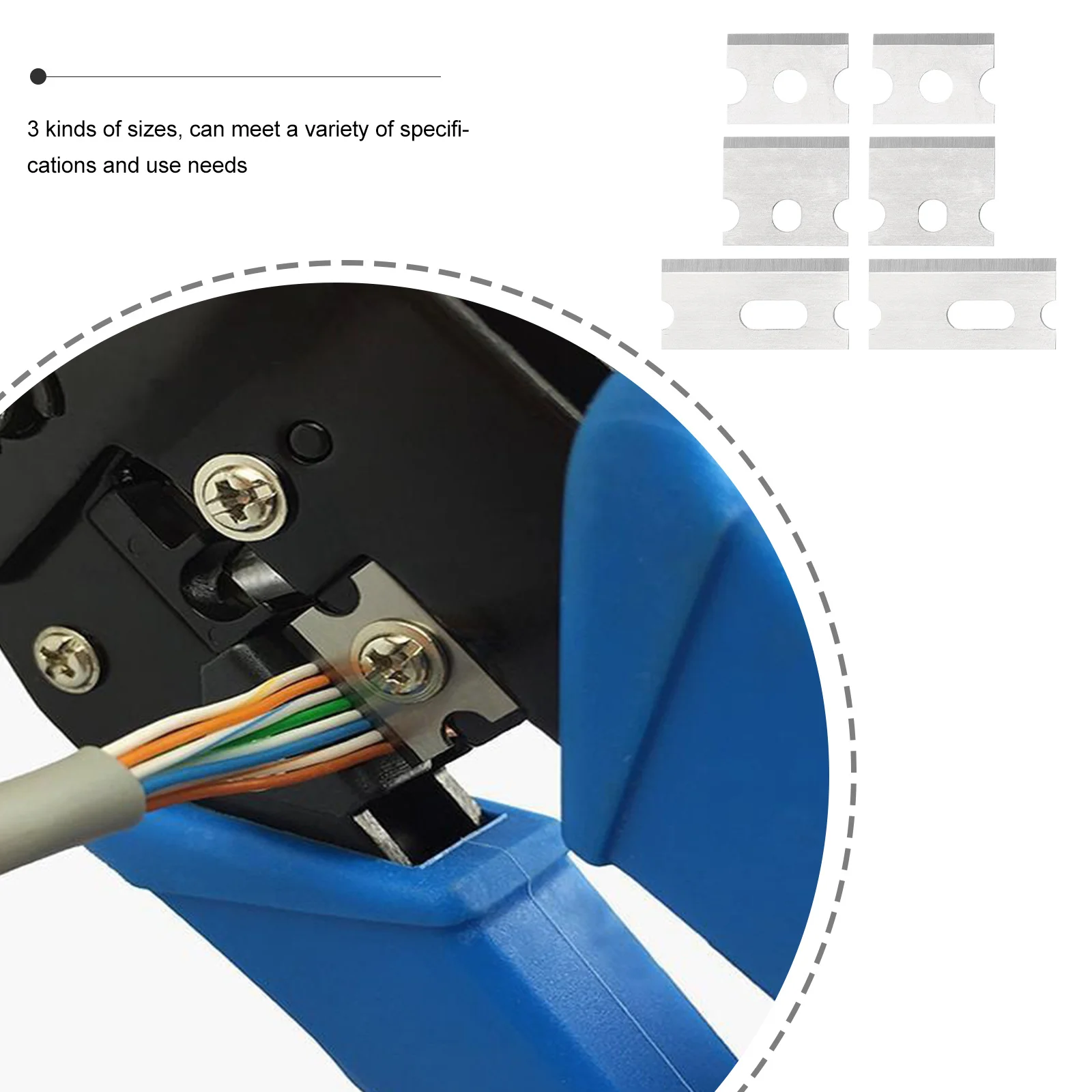 20 шт., обжимные лезвия для зачистки проводов