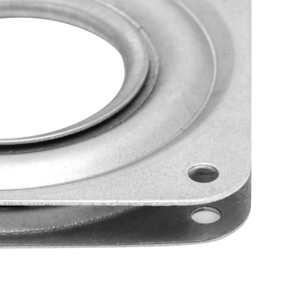 4pcs 360 Degree Rotation Swivel Plate Base Square 72mm Diameter Turntable Replacement Part Rotating Bearing Plate Recliner Chair