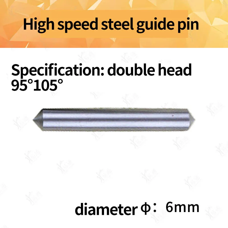 for Vertical key matching machine high-speed steel guide pin Key machine flat knife guide pin 95-105 double-headed handle 6mm