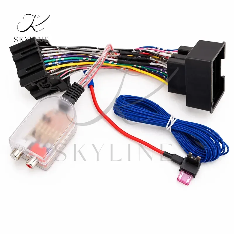 Radio Add Amp Subwoofer Amplifier Adapter Plug Wire Harness Fit For Buick Chevrolet Camaro Cruze Equinox Express Gmc