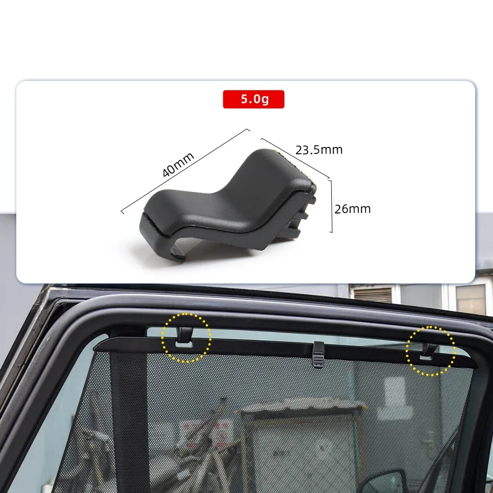 

51357479511 Для BMW X5 G05 X6 G06 задняя дверь, окно, тень, крючок для штор, монтажная пряжка для рулонных штор, фиксатор солнцезащитного козырька, зажим