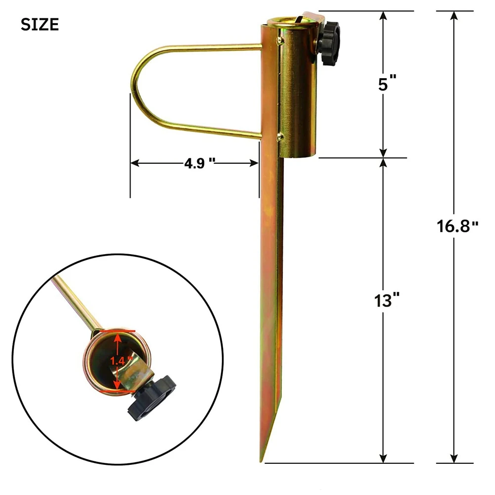 -A14E مظلة الشاطئ تحديد الأرض مسمار مرساة قوس خيمة الشاطئ تحديد أصحاب الرمال مرساة التخييم خيمة الملحقات