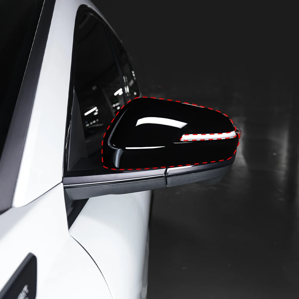 2Pcs ABS Accessories For Renault FILANTE 2026 Car LHD/RHD Tuning Rearview Mirror Cover Trim Side Door Rear View Mirror