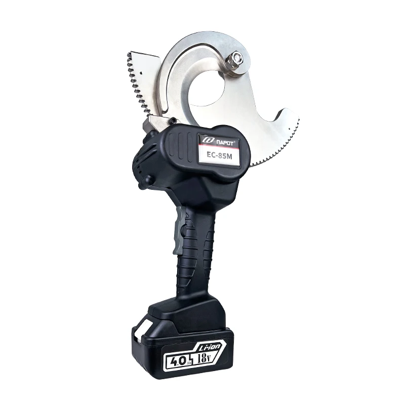 EC-85M Electric Ratchet Cable Cutter Gear Type Wire Scissors 220V Pliers for Cutting Copper Steel Strand Hydraulic Tools