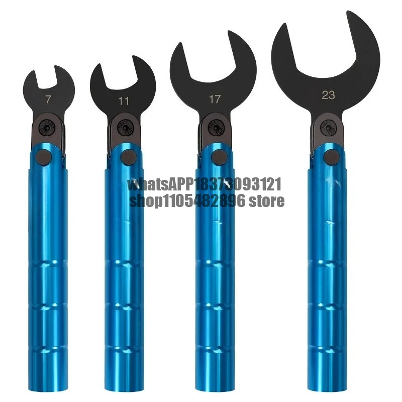 Fixed twist open wrench, mini fixed value RF head 30 ° bending torque wrench 6.5-22 mm