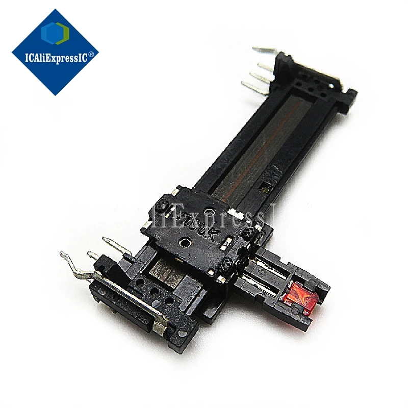 5pcs/lot ALPS 4.5 cm balanced mixer fader with lamp potentiometer W100KX2 B100KX2 B50KX2 handle 10MM with the midpoint In Stock