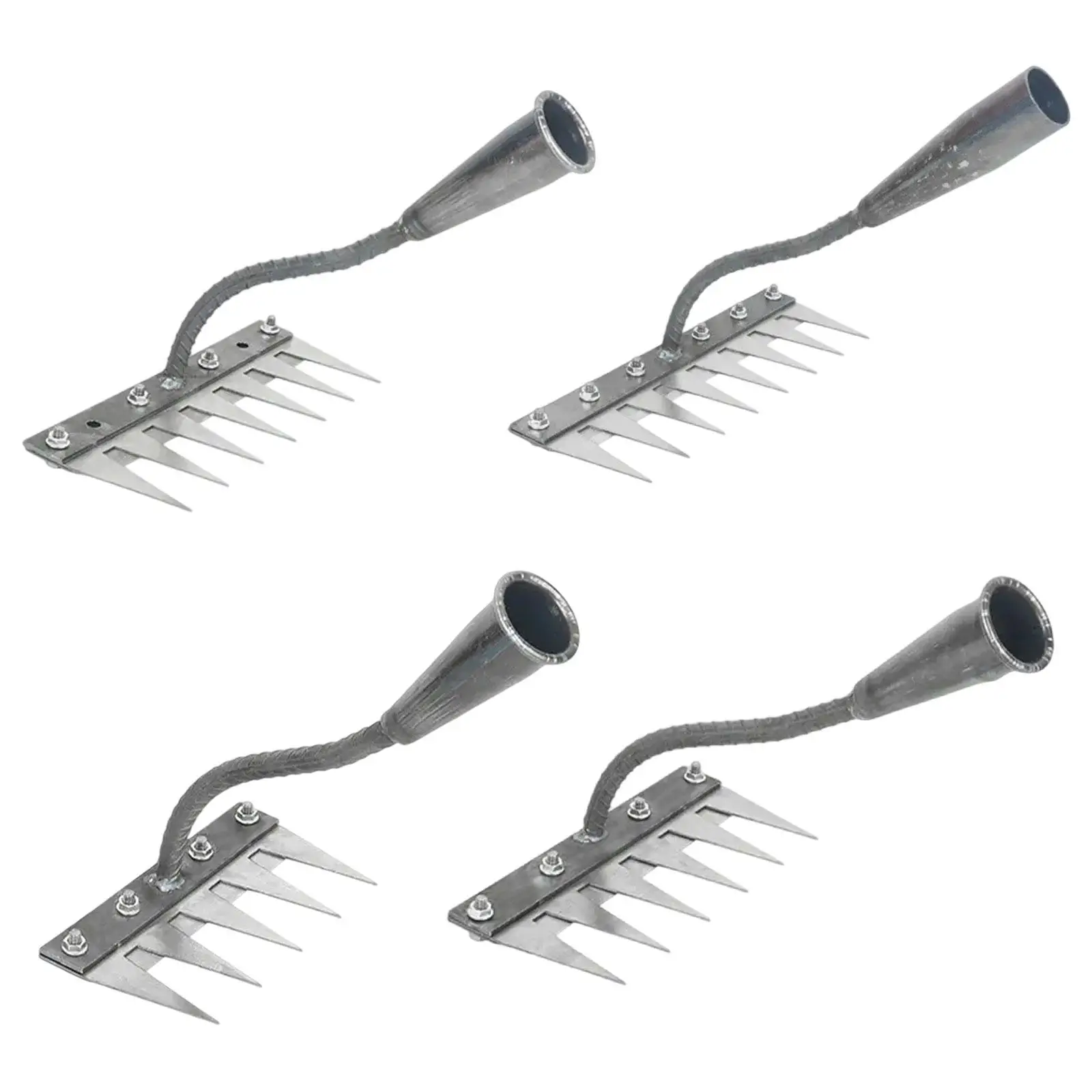 Rastrello da diserbo da giardino Pratico robusto e versatile utensile manuale in metallo resistente per coltivare giardinaggio Paesaggistici proprietari di case Cortile