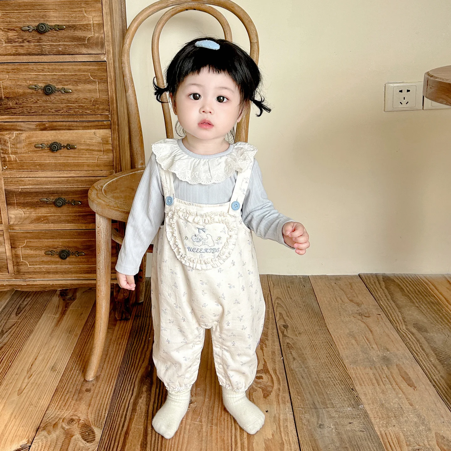 2PCS SETS Chic Spring Autumn Style kids' sets and outfits for Cute Baby Girl Clothes Girls Clothes Shirt and Bottoms