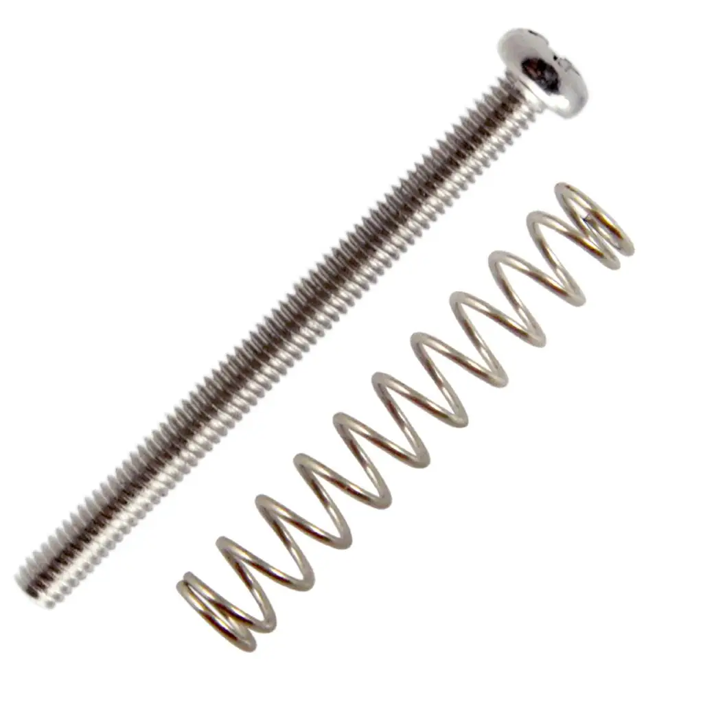 Double Coil Humbucker Mounting Screws Metal Pickup Bracket Bolt Spring Set for Electric Guitar Accessories - view 2