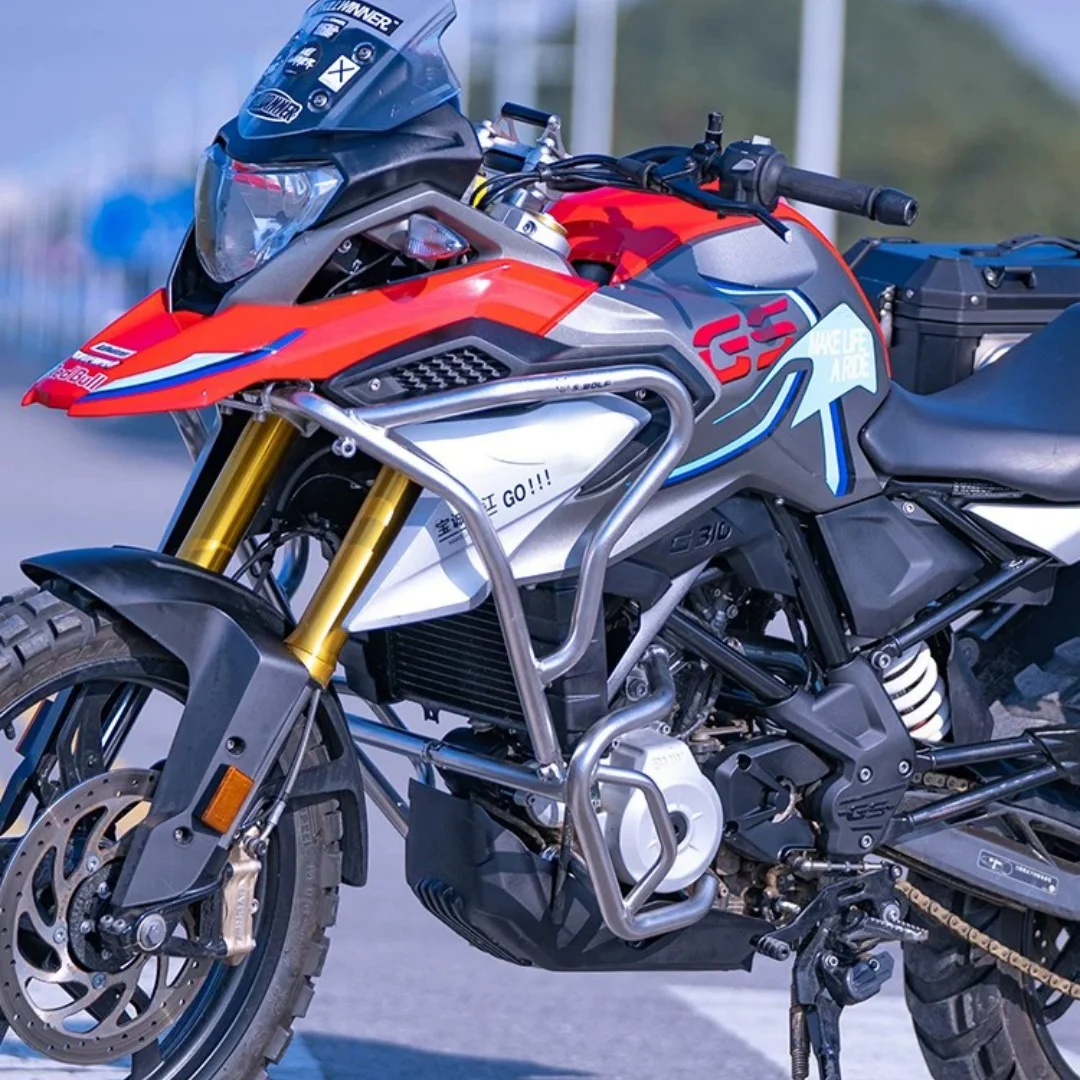 For G 310 GS special modification accessories: guard bar, engine bumper, 304 stainless steel anti-drop bar