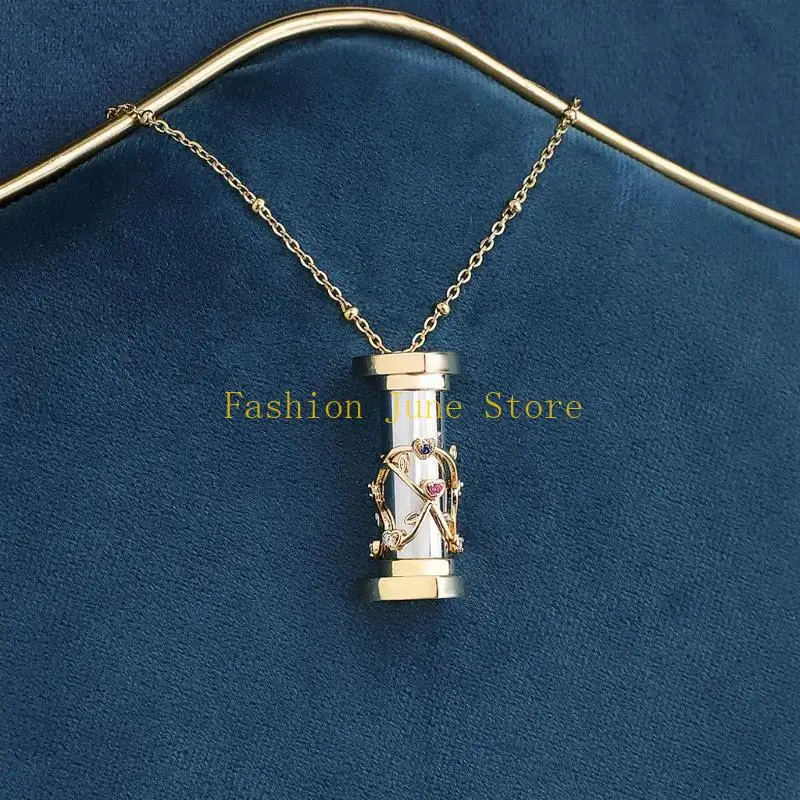 N5KA Fashion 3D Diffraction Flowers Pendant Necklace Women Jewelry Decoration Charms
