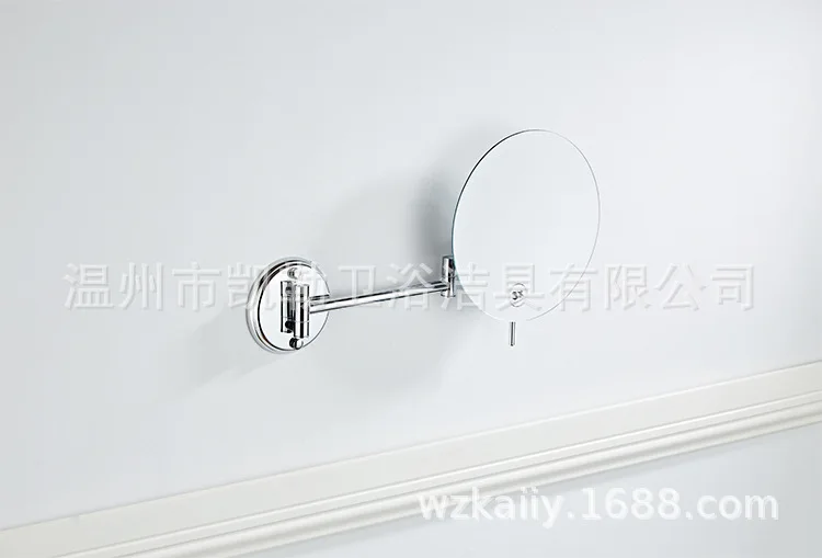 

HYS single-sided all-copper beauty magnifying mirror - 3x magnification, foldable & extendable