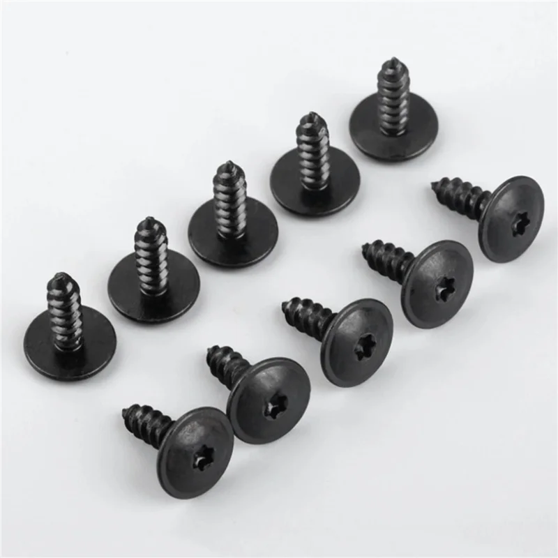 

200Pcs Car Engine Under Cover Splash Guard Self-Tapping Screws 5Mm N90974701 For - A4 A3 A5 A6 A7 A8 Q5 Golf Passat