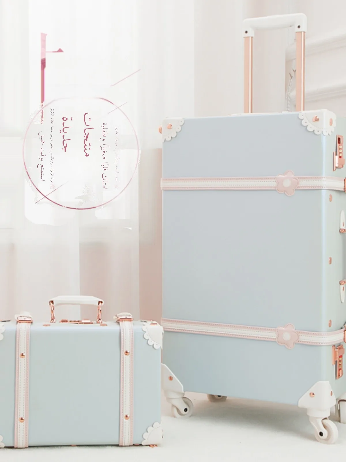 

Retro Lage Suitcase Women's 2024 New 20 Inch Travel Student Boarding Password Leather Box Mother Universal Wheel Pullman