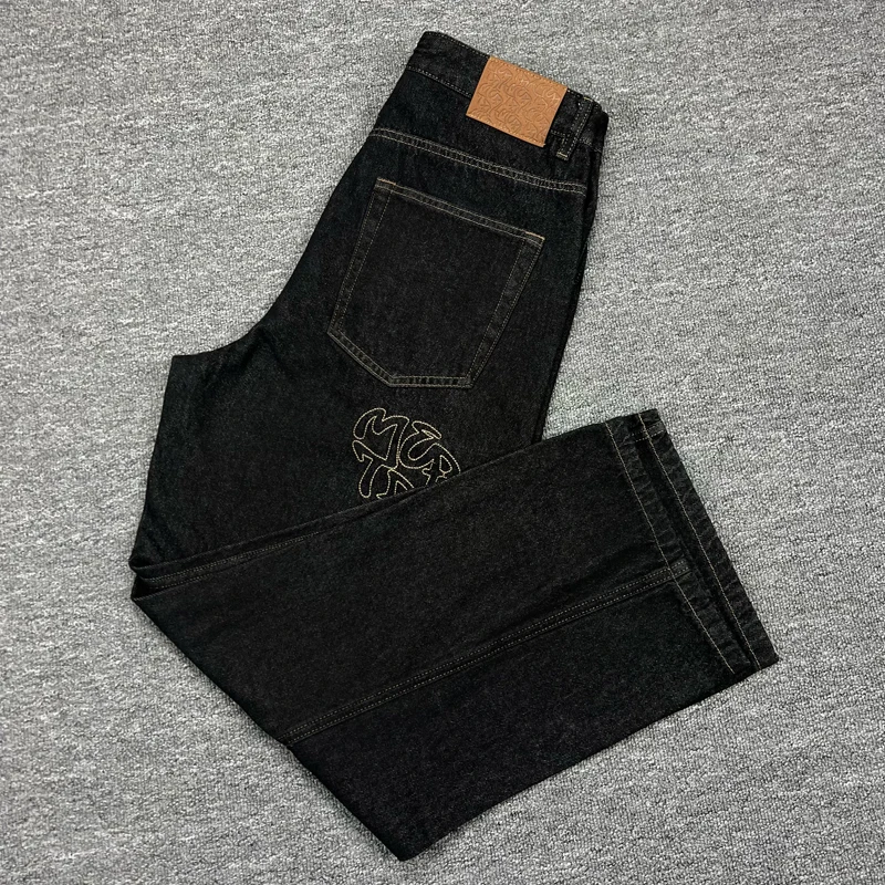 

Loose Fitting Men's Women's American Style Mertre Jeans New High Street Trend Pants One Day Ship Out