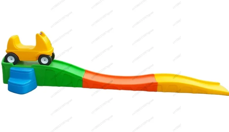 Three-section sliding lane rail car slide Trolley sliding sled slide slide