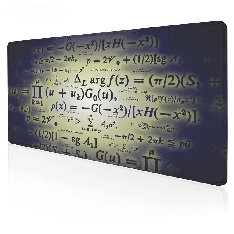 Mathematical Formula Mouse Pad Gaming XXL Large Home MousePads Keyboard Pad Gamer Office Anti-slip Table Mat Desktop Mice Pad