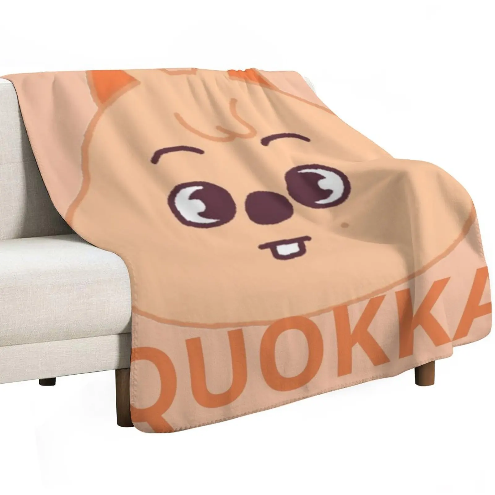 Han Quokka Throw Blanket Giant Sofa Soft Big Quilt Beach Thermals For Travel Sofas Blankets