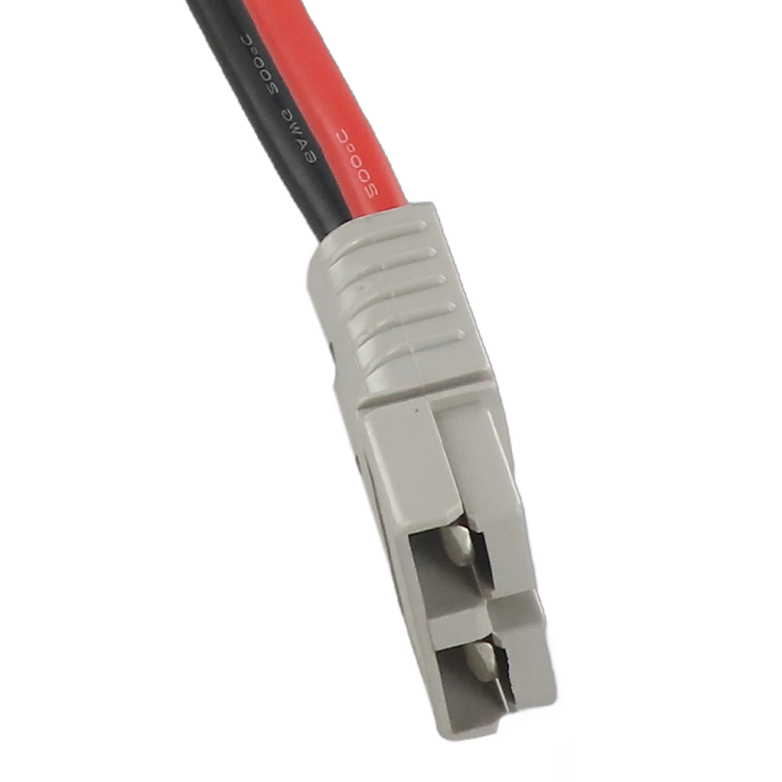 120A For Anderson-Plug Compatible Dual Y Adapter With 6AWG Copper Silver Wire 600V Rated Connector For Industrial Power Connect