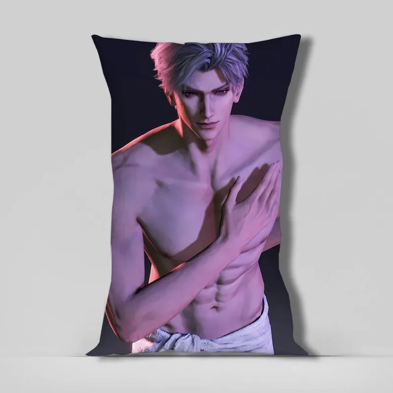 Love and Deepspace Sylus‌ Anime Character Two-dimensional Cartoon Pillowcase Creative Personalized Abdominal Bedding Wholesale