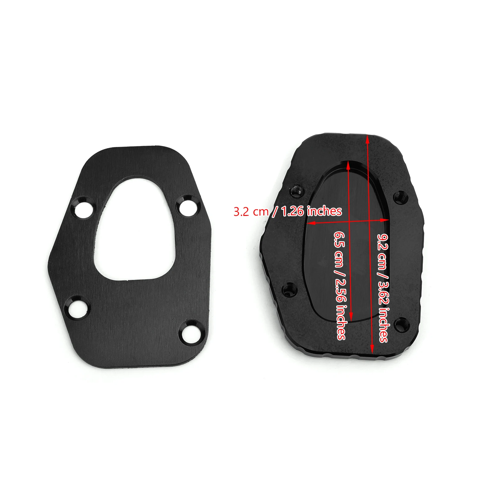 Areyourshop for YAMAHA NIKEN 2018 2019 2020 NIKEN GT 2019-2020 Kickstand Sidestand Enlarge Plate Pad Motorcycle Accessories