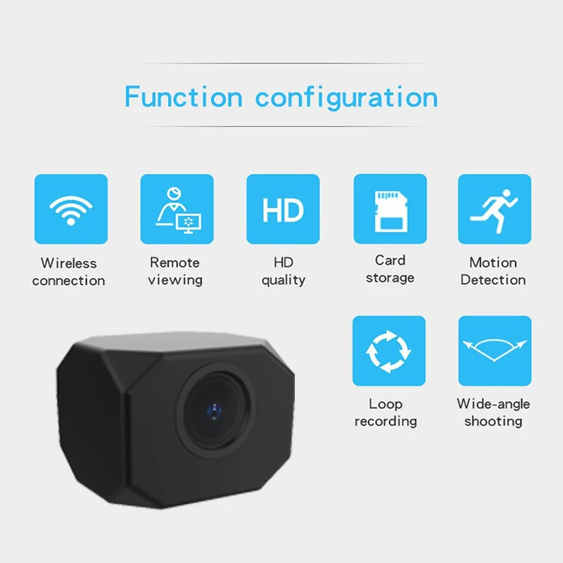 4K Mini WiFi Camera IP Remote Monitoring Security Camera Portable Smart Home Surveillance Device