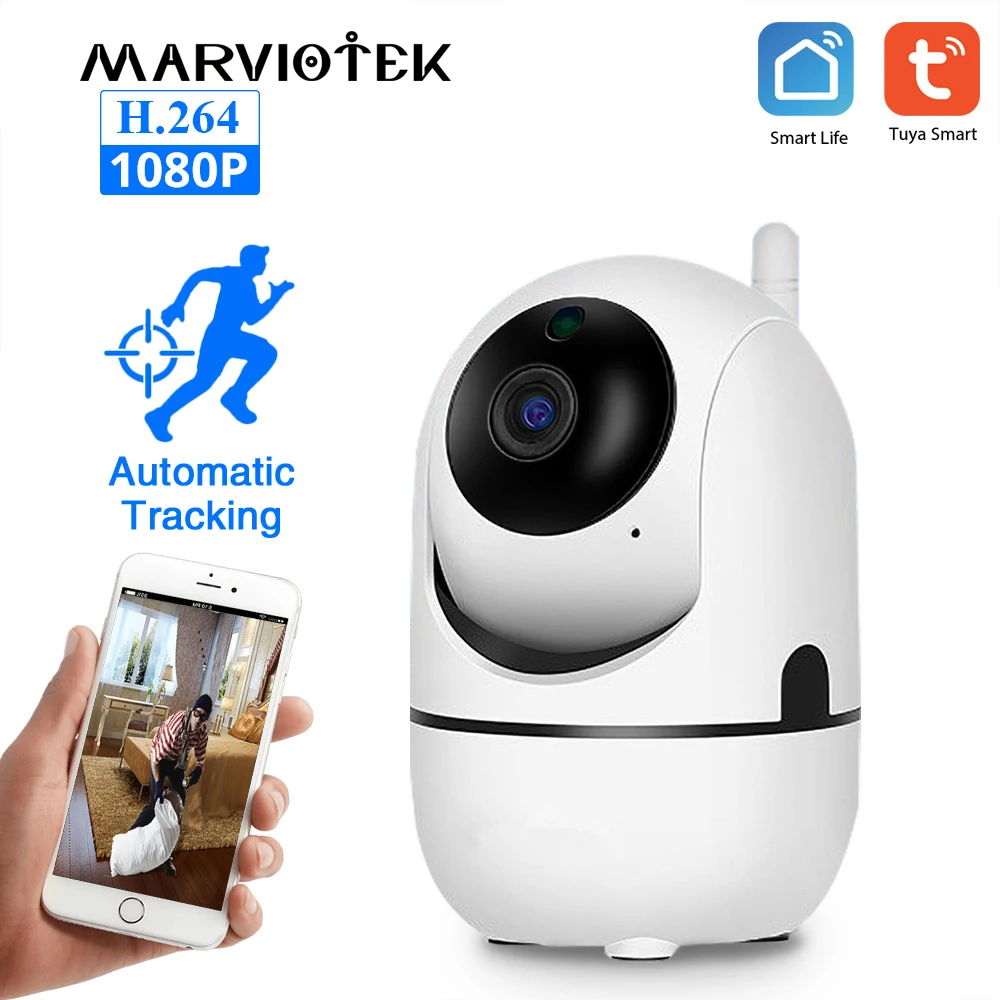 

Tuya Smart Life IP Camera WiFi 3MP 2.4G Auto Tracking Video Surveillance Cameras Mini Camera 1080P 360 Baby Monitor CCTV