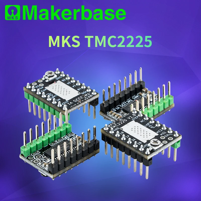 

Makerbase MKS TMC2225 2225 Stepper Motor Driver StepStick 3D printer parts ultra silent For SGen_L Gen_L Robin Nano