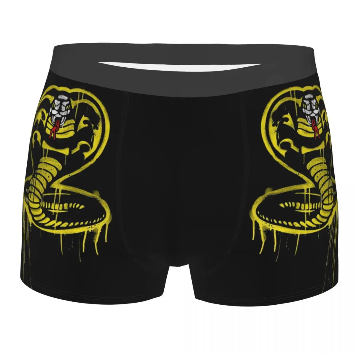 Karate Kid Cobra Kai Vintage Men's Boxer Briefs, Highly Breathable Underwear,Top Quality 3D Print Shorts Birthday Gifts