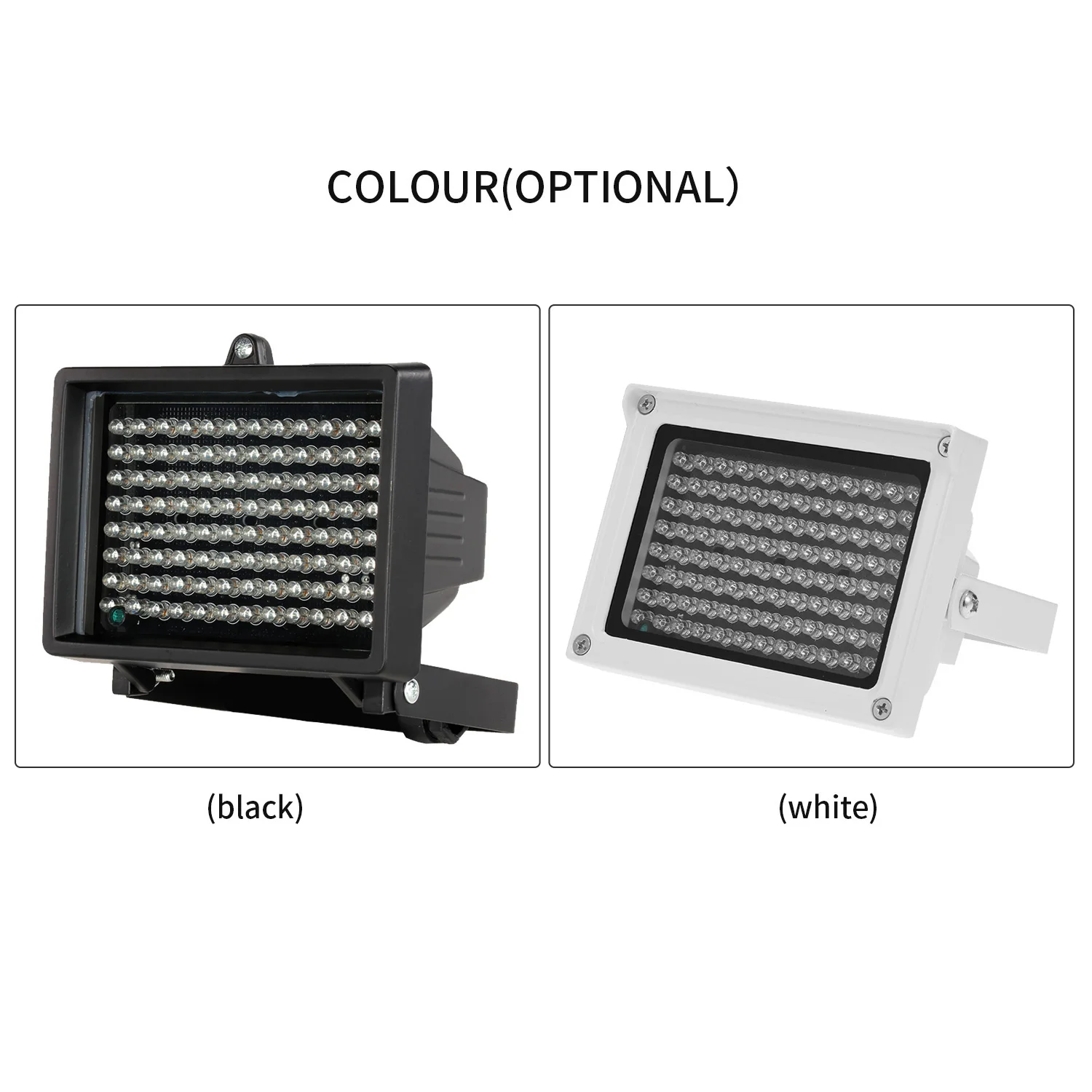 96 LEDS IR Illuminator Array IR โคมไฟเติมแสง Night Vision กันน้ํากลางแจ้งสําหรับกล้องวงจรปิดความปลอดภัยกล้องถ่ายภาพโคมไฟ