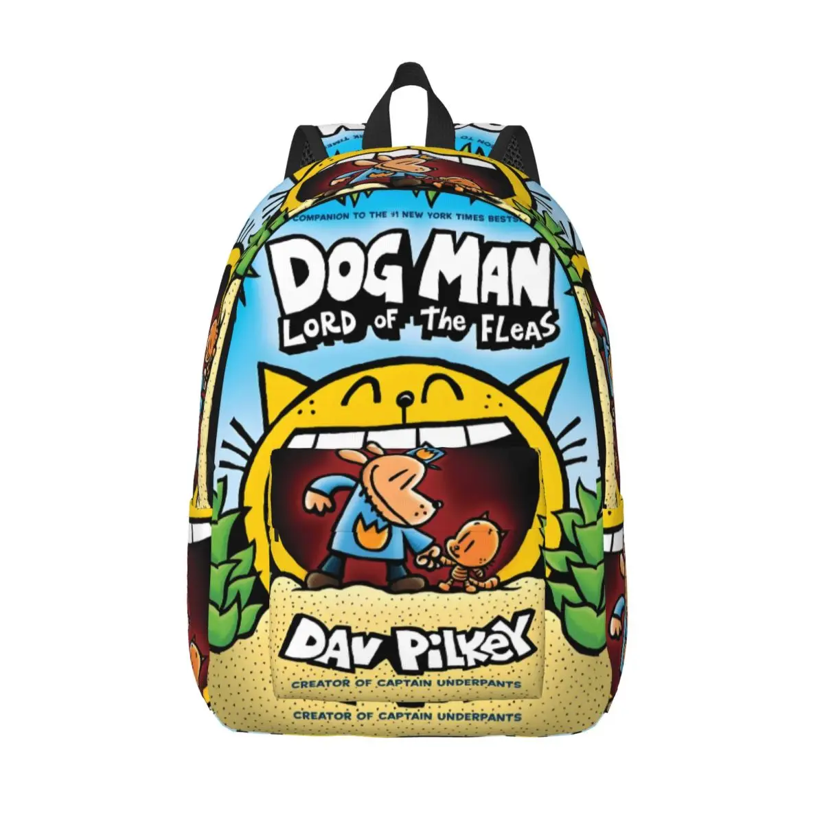 

Холщовый рюкзак с рисунком собаки и человека, женский и мужской повседневный рюкзак для школы, колледжа, сумки Li'l Petey