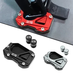For Honda 110 Cross Cub 110 CC110 CC 110 CC 110CC Motorcycle Accessories Foot Side Stand Enlarge Extension Pad Shelf Kickstand