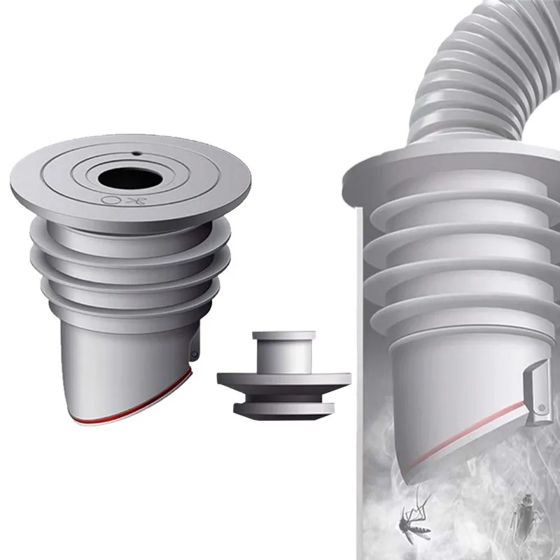 Sink Plug Sewer Pipe Sealing Ring Water Plug Floor Drain Shower Stopper Bathroom Accessories 70-75mm Silicone Drains Kitchen