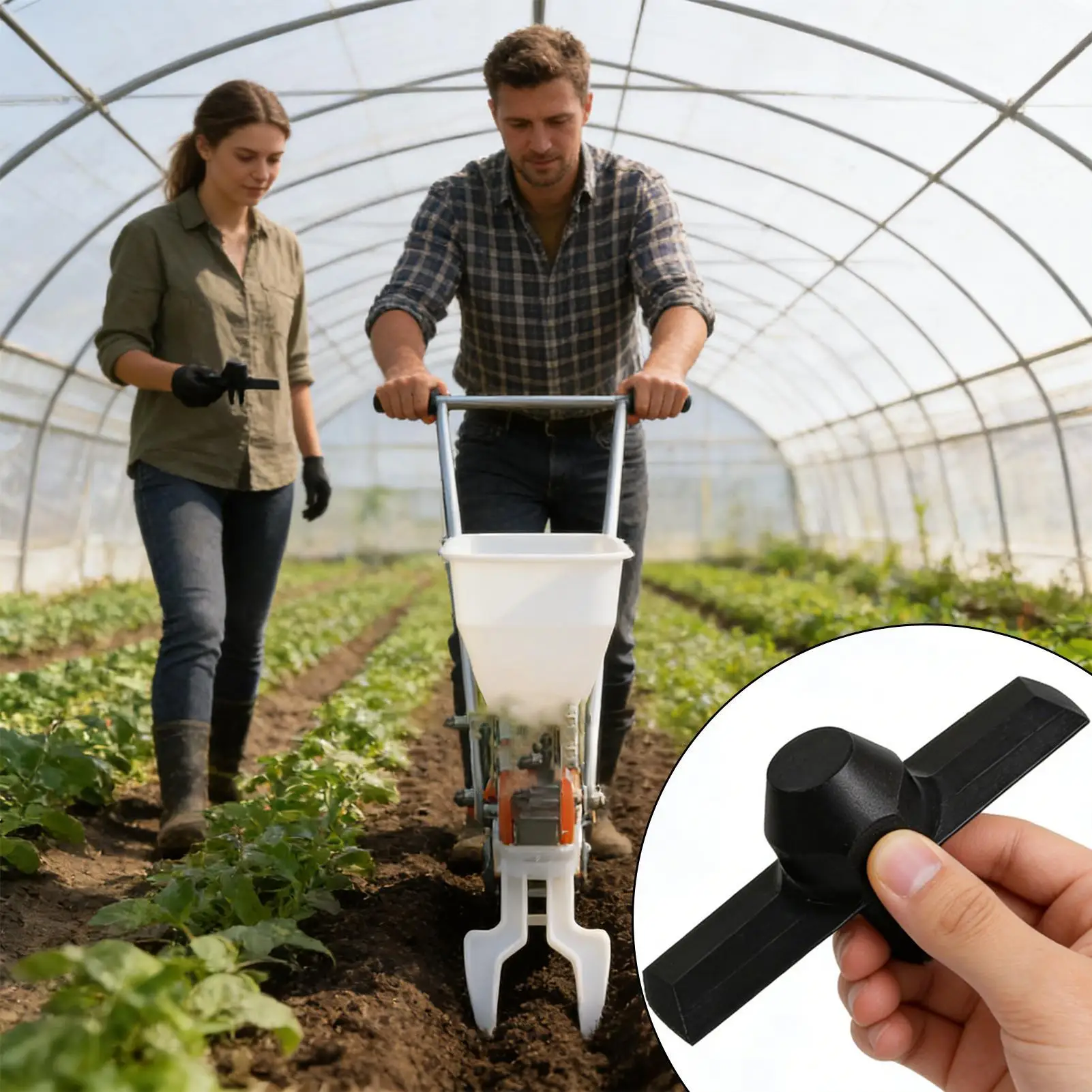 Spreader Agitator Arm Replacement Easy Installation Attachment High-Strength Spreader Agitator for Fertilizer for Garden Lawn