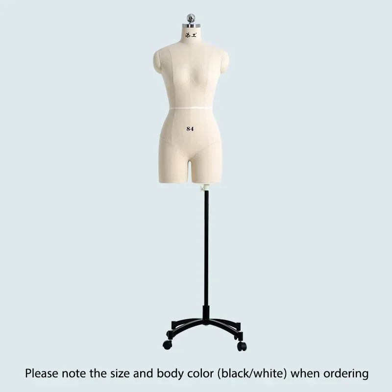 Sewing Linen Cover Body Female Mannequins with Legs for Clothing Design Bust Tailor Mannequin Dress Display Stand Can Pin