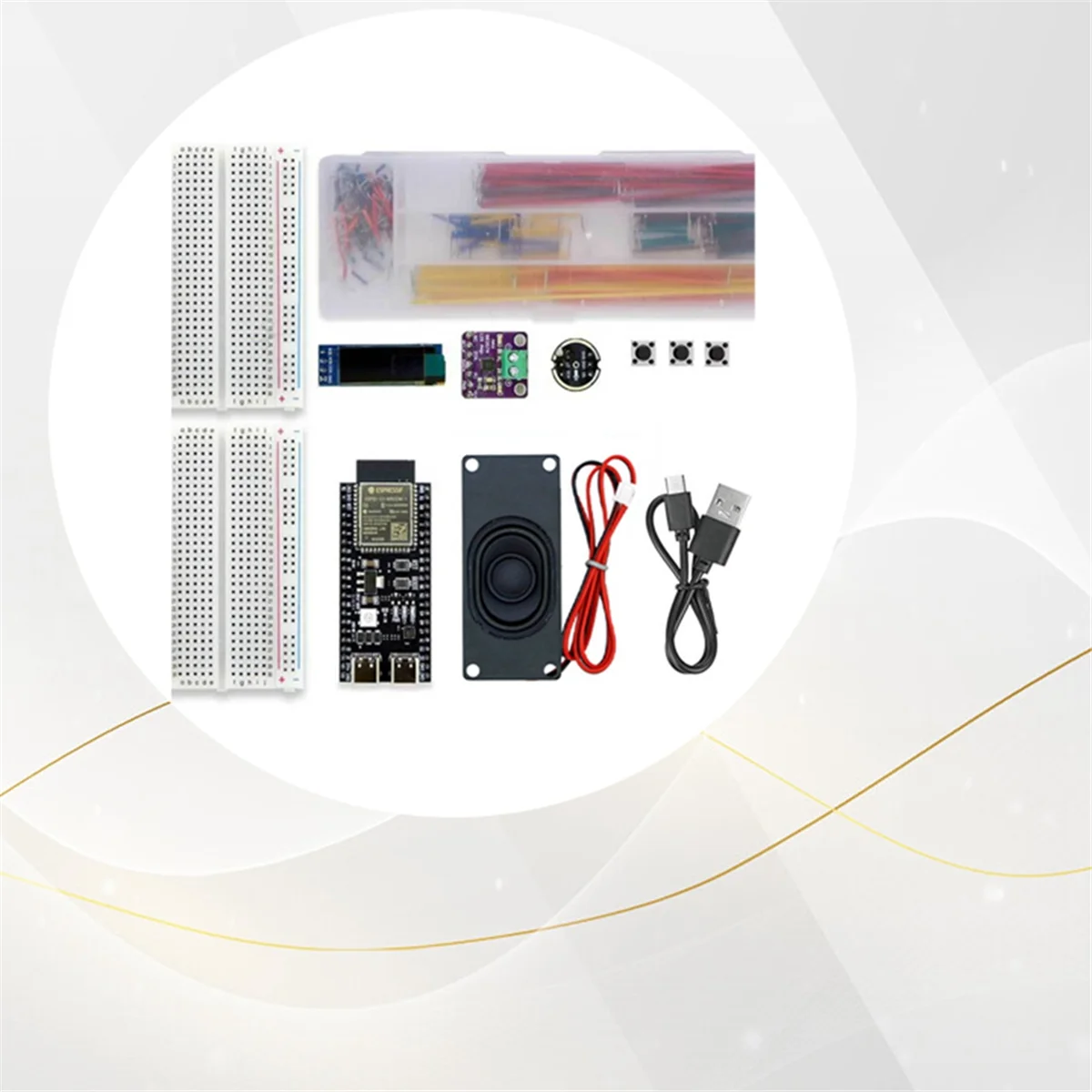 ABJZ For DeepsSeek XiaoZhi AI Voice Chat ESP32-S3 Development Board DIY Kit DevKitC-1 N16R8 WROOM-1-N16R8