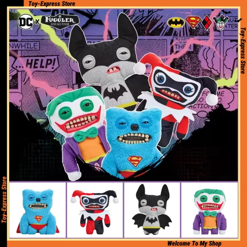 

Fuggler Plush Toys Funny Ugly Monsters Batman Superman Joker Cute Doll DC Series Anime Figures Boy Girl Kids Toy Children Gift