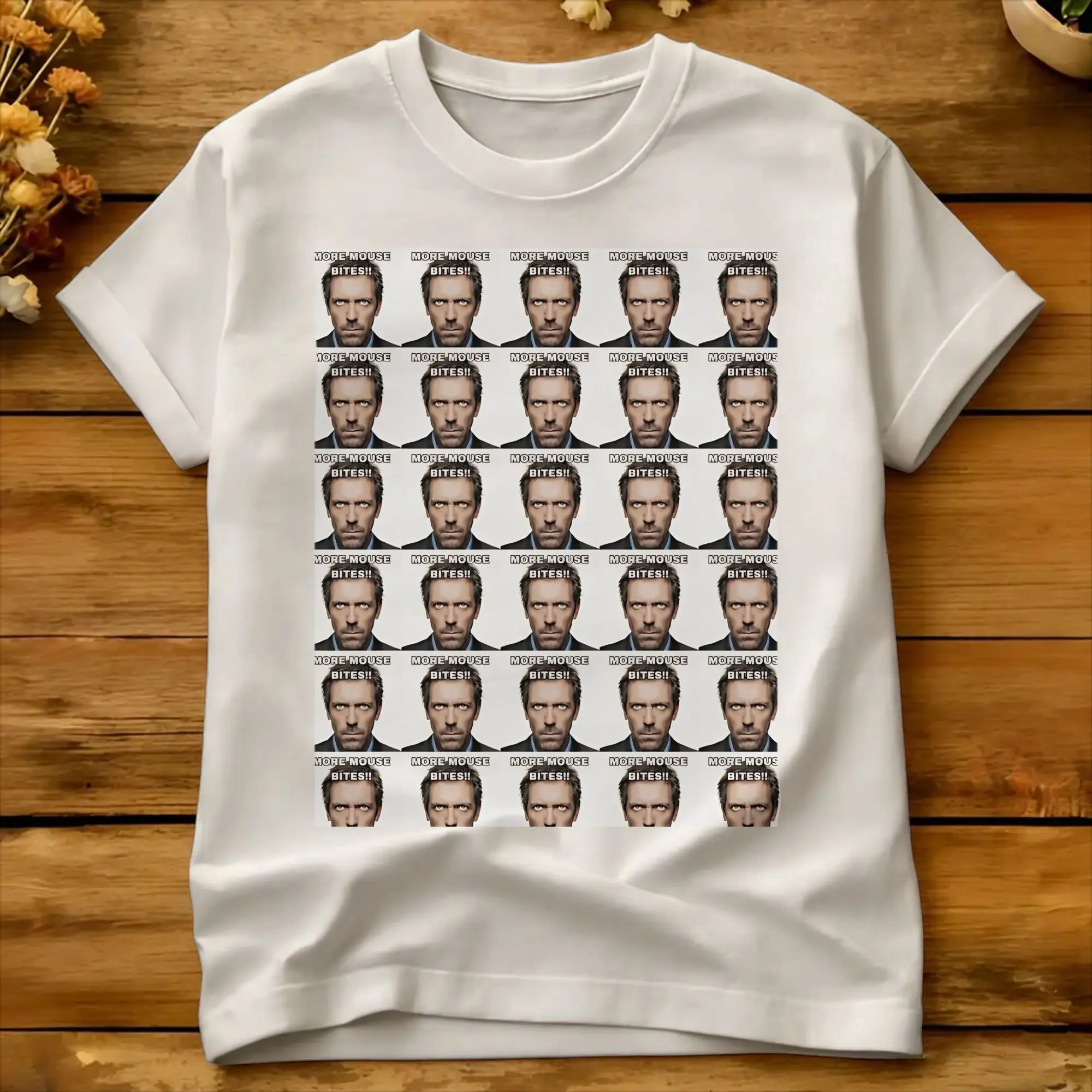 House MD MORE MOUSE BITES  T-Shirt Men's Dr House Streetwear T-Shirts Summer O Neck Trendy Tee Shirt Hot Sale Big Size Clothes