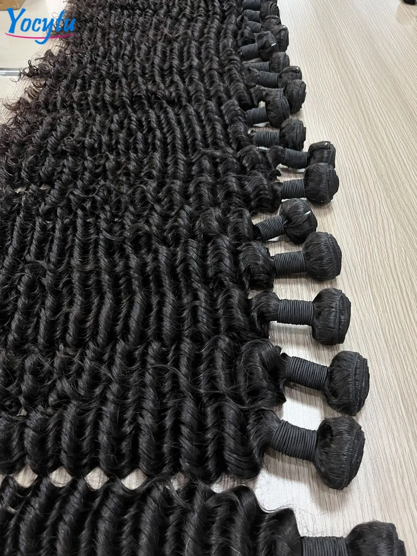 Tiefe Welle Menschliches Haar Bundles 24 24 24 Zoll Bundles 100 % Menschliches Haar YOCYTU Brasilianische Bundles Rohes Haar 100 % Menschliches Haar Für Frauen
