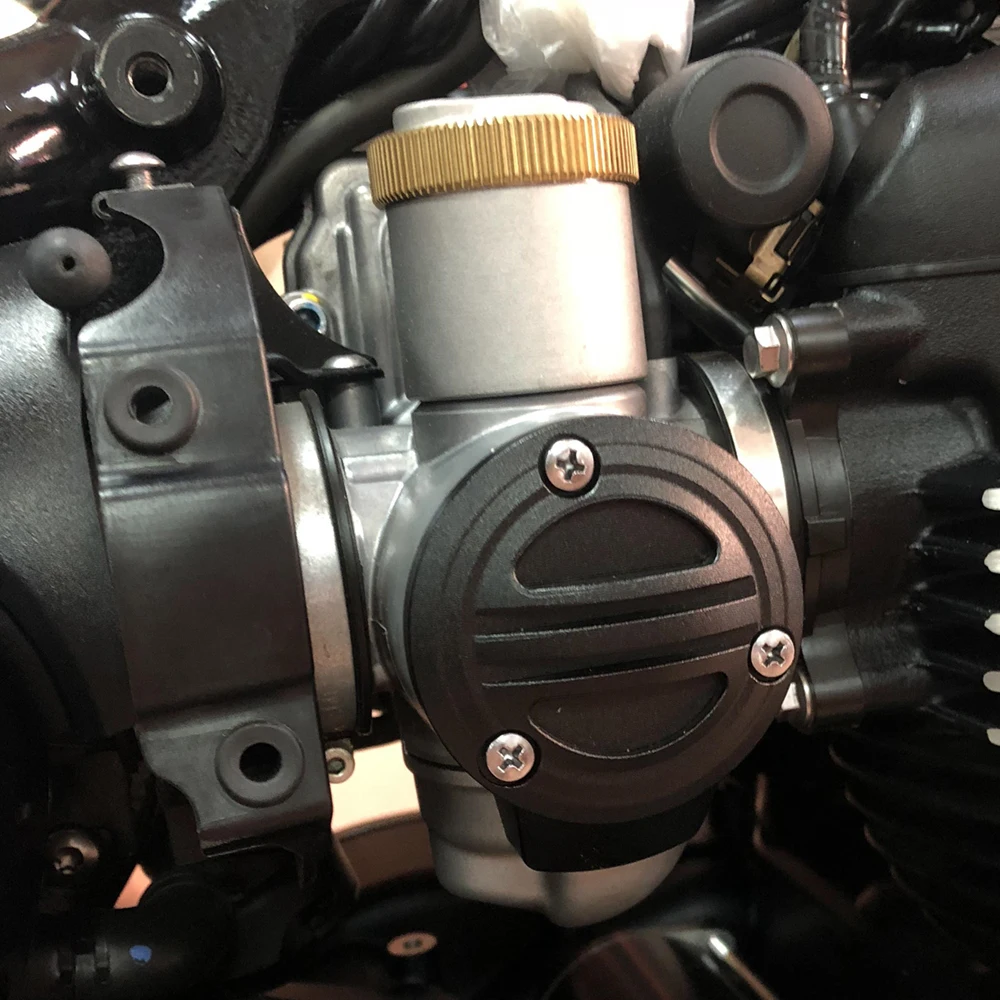 For Triumph Bonneville Bobber Speedmaster Metal Throttle Valve Cover Modification Trim for Motorcycle