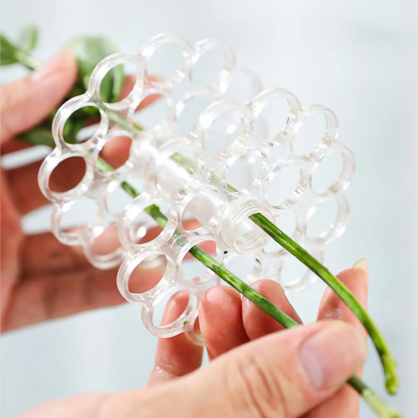 Coil Flower Stalk Holder Easy DIY Bouquets Vase Insert Stalk Holder Floral Arrangement Tool Reusable for Beginners, Home Decor - view 3