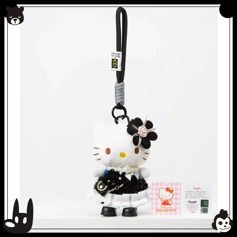 official-genuine-sanrio-chanel-style-hello-kitty-plush-doll-pendant-bag-charm-accessories-fashion-decorations-birthday-gift