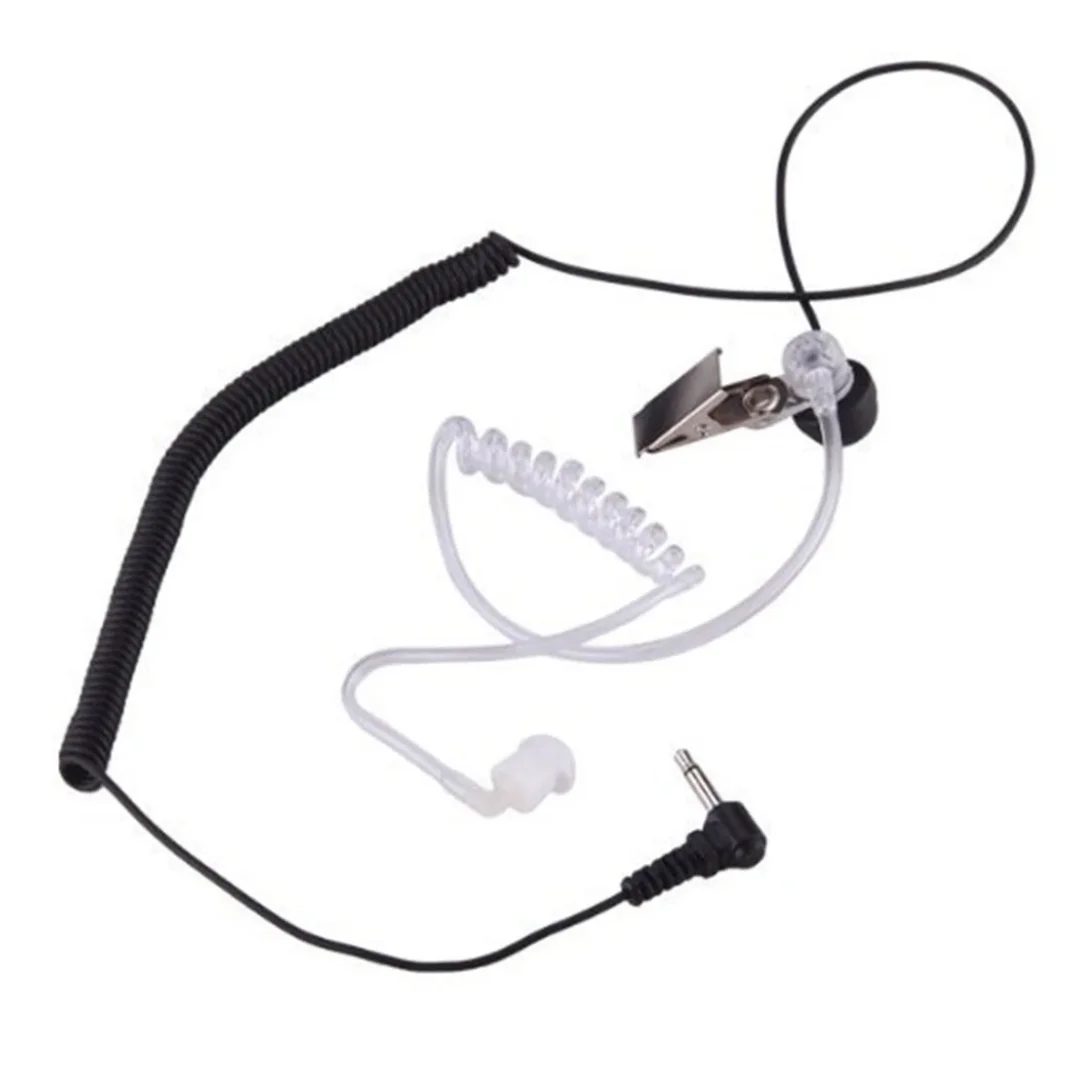 New Earpiece 3 5mm 2-Way Radio Headset Security Guard Wearable Speaker