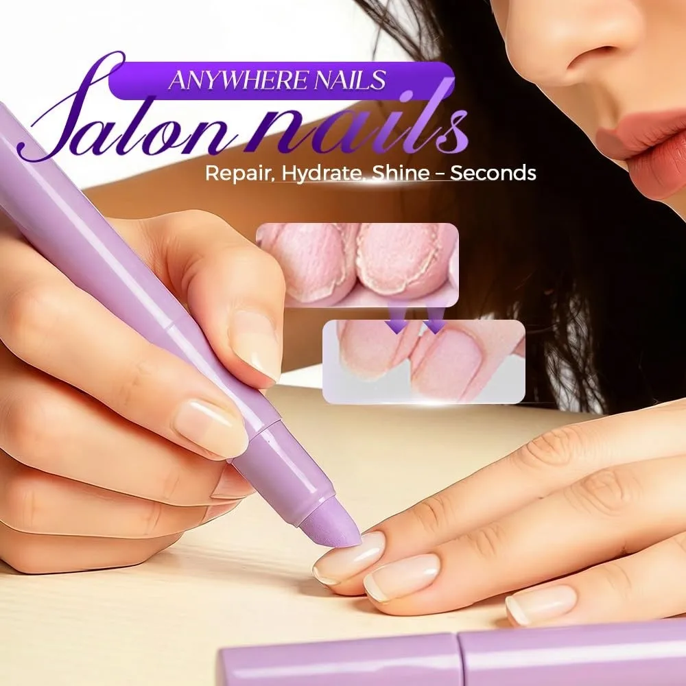 New 2-in-1 Nail Art Pen Moisturize Formula Nail Care Tool Cuticle Oil Pen Essence Brush Cuticle Remover Pen Dry Nails